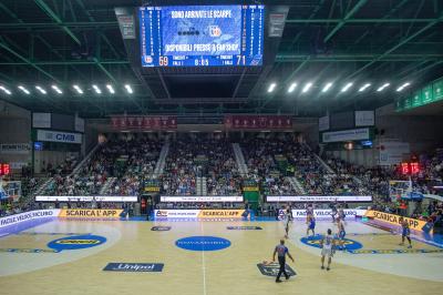 TREVISO 20102024 MARKETING LBA CAMPIONATO NUTRIBULLET TREVISO BASKET LED PANORAMICA PALAVERDE