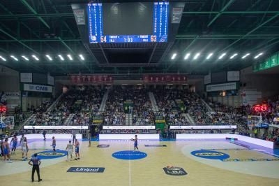 TREVISO 20102024 MARKETING LBA CAMPIONATO NUTRIBULLET TREVISO BASKET LED PANORAMICA PALAVERDE