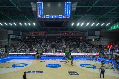 TREVISO 20102024 MARKETING LBA CAMPIONATO NUTRIBULLET TREVISO BASKET LED PANORAMICA PALAVERDE