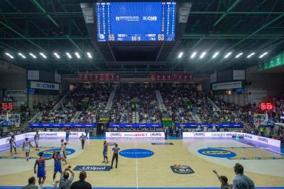 TREVISO 20102024 MARKETING LBA CAMPIONATO NUTRIBULLET TREVISO BASKET LED PANORAMICA PALAVERDE