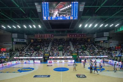 TREVISO 20102024 MARKETING LBA CAMPIONATO NUTRIBULLET TREVISO BASKET LED PANORAMICA PALAVERDE