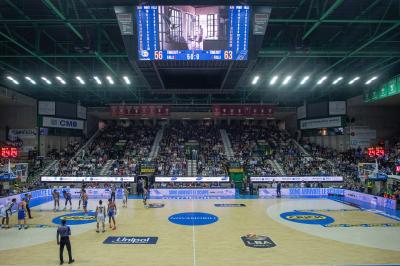 TREVISO 20102024 MARKETING LBA CAMPIONATO NUTRIBULLET TREVISO BASKET LED PANORAMICA PALAVERDE
