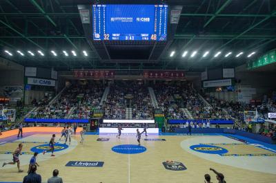TREVISO 20102024 MARKETING LBA CAMPIONATO NUTRIBULLET TREVISO BASKET LED PANORAMICA PALAVERDE