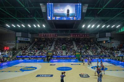 TREVISO 20102024 MARKETING LBA CAMPIONATO NUTRIBULLET TREVISO BASKET LED PANORAMICA PALAVERDE