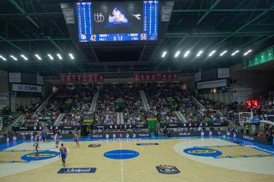 TREVISO 20102024 MARKETING LBA CAMPIONATO NUTRIBULLET TREVISO BASKET LED PANORAMICA PALAVERDE