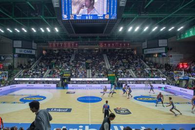 TREVISO 20102024 MARKETING LBA CAMPIONATO NUTRIBULLET TREVISO BASKET LED PANORAMICA PALAVERDE
