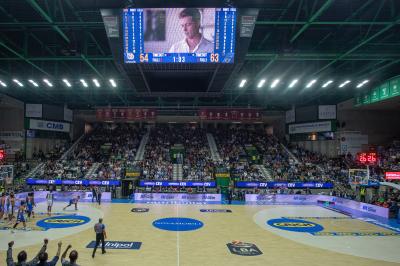 TREVISO 20102024 MARKETING LBA CAMPIONATO NUTRIBULLET TREVISO BASKET LED PANORAMICA PALAVERDE