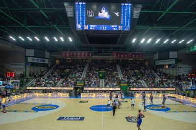 TREVISO 20102024 MARKETING LBA CAMPIONATO NUTRIBULLET TREVISO BASKET LED PANORAMICA PALAVERDE