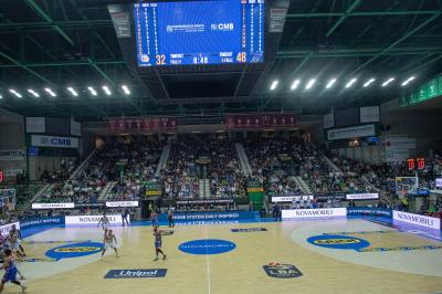 TREVISO 20102024 MARKETING LBA CAMPIONATO NUTRIBULLET TREVISO BASKET LED PANORAMICA PALAVERDE