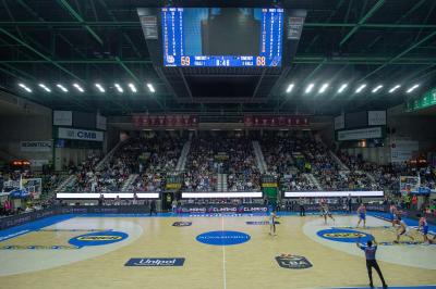 TREVISO 20102024 MARKETING LBA CAMPIONATO NUTRIBULLET TREVISO BASKET LED PANORAMICA PALAVERDE
