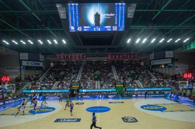 TREVISO 20102024 MARKETING LBA CAMPIONATO NUTRIBULLET TREVISO BASKET LED PANORAMICA PALAVERDE