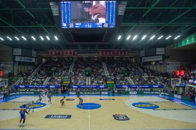 TREVISO 20102024 MARKETING LBA CAMPIONATO NUTRIBULLET TREVISO BASKET LED PANORAMICA PALAVERDE