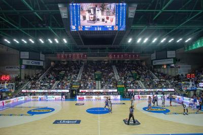 TREVISO 20102024 MARKETING LBA CAMPIONATO NUTRIBULLET TREVISO BASKET LED PANORAMICA PALAVERDE