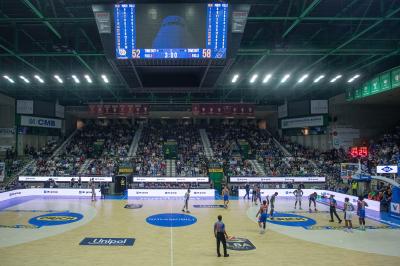TREVISO 20102024 MARKETING LBA CAMPIONATO NUTRIBULLET TREVISO BASKET LED PANORAMICA PALAVERDE