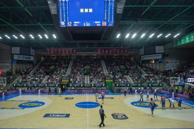 TREVISO 20102024 MARKETING LBA CAMPIONATO NUTRIBULLET TREVISO BASKET LED PANORAMICA PALAVERDE