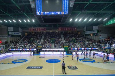 TREVISO 20102024 MARKETING LBA CAMPIONATO NUTRIBULLET TREVISO BASKET LED PANORAMICA PALAVERDE