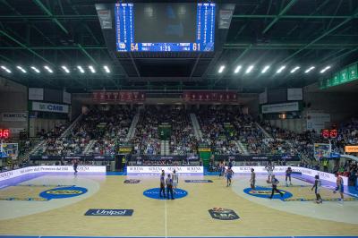 TREVISO 20102024 MARKETING LBA CAMPIONATO NUTRIBULLET TREVISO BASKET LED PANORAMICA PALAVERDE