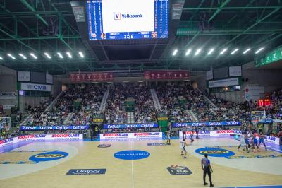 TREVISO 20102024 MARKETING LBA CAMPIONATO NUTRIBULLET TREVISO BASKET LED PANORAMICA PALAVERDE