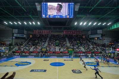 TREVISO 20102024 MARKETING LBA CAMPIONATO NUTRIBULLET TREVISO BASKET LED PANORAMICA PALAVERDE