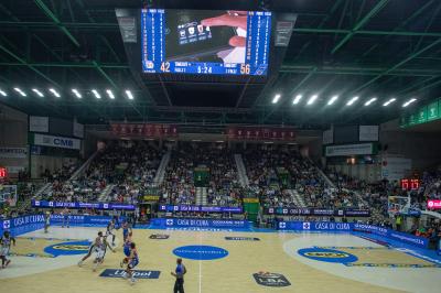 TREVISO 20102024 MARKETING LBA CAMPIONATO NUTRIBULLET TREVISO BASKET LED PANORAMICA PALAVERDE