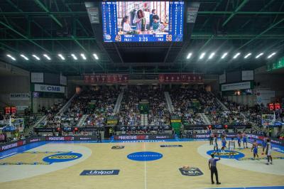 TREVISO 20102024 MARKETING LBA CAMPIONATO NUTRIBULLET TREVISO BASKET LED PANORAMICA PALAVERDE