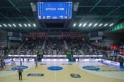 TREVISO 20102024 MARKETING LBA CAMPIONATO NUTRIBULLET TREVISO BASKET LED PANORAMICA PALAVERDE