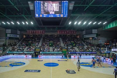 TREVISO 20102024 MARKETING LBA CAMPIONATO NUTRIBULLET TREVISO BASKET LED PANORAMICA PALAVERDE