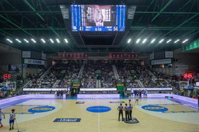 TREVISO 20102024 MARKETING LBA CAMPIONATO NUTRIBULLET TREVISO BASKET LED PANORAMICA PALAVERDE