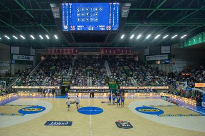 TREVISO 20102024 MARKETING LBA CAMPIONATO NUTRIBULLET TREVISO BASKET LED PANORAMICA PALAVERDE