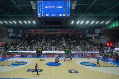 TREVISO 20102024 MARKETING LBA CAMPIONATO NUTRIBULLET TREVISO BASKET LED PANORAMICA PALAVERDE