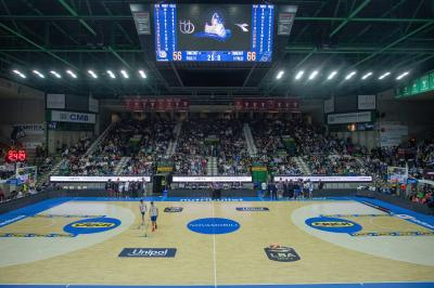 TREVISO 20102024 MARKETING LBA CAMPIONATO NUTRIBULLET TREVISO BASKET LED PANORAMICA PALAVERDE