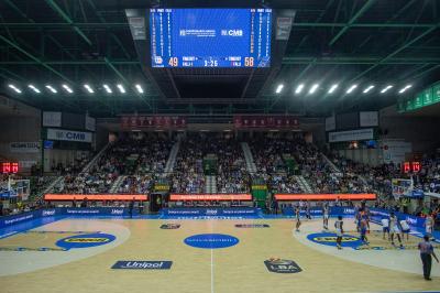 TREVISO 20102024 MARKETING LBA CAMPIONATO NUTRIBULLET TREVISO BASKET LED PANORAMICA PALAVERDE
