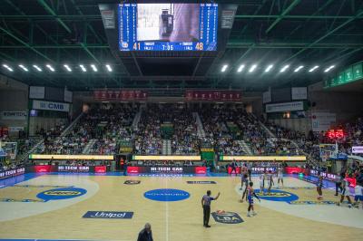 TREVISO 20102024 MARKETING LBA CAMPIONATO NUTRIBULLET TREVISO BASKET LED PANORAMICA PALAVERDE