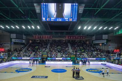 TREVISO 20102024 MARKETING LBA CAMPIONATO NUTRIBULLET TREVISO BASKET LED PANORAMICA PALAVERDE