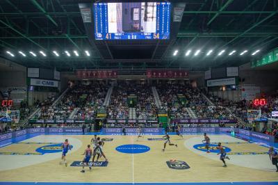 TREVISO 20102024 MARKETING LBA CAMPIONATO NUTRIBULLET TREVISO BASKET LED PANORAMICA PALAVERDE