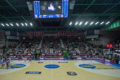 TREVISO 20102024 MARKETING LBA CAMPIONATO NUTRIBULLET TREVISO BASKET LED PANORAMICA PALAVERDE