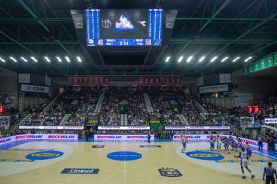 TREVISO 20102024 MARKETING LBA CAMPIONATO NUTRIBULLET TREVISO BASKET LED PANORAMICA PALAVERDE