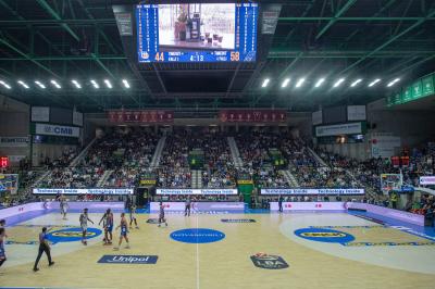 TREVISO 20102024 MARKETING LBA CAMPIONATO NUTRIBULLET TREVISO BASKET LED PANORAMICA PALAVERDE