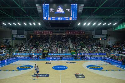 TREVISO 20102024 MARKETING LBA CAMPIONATO NUTRIBULLET TREVISO BASKET LED PANORAMICA PALAVERDE