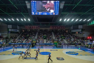 TREVISO 20102024 MARKETING LBA CAMPIONATO NUTRIBULLET TREVISO BASKET LED PANORAMICA PALAVERDE