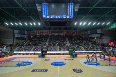 TREVISO 20102024 MARKETING LBA CAMPIONATO NUTRIBULLET TREVISO BASKET LED PANORAMICA PALAVERDE