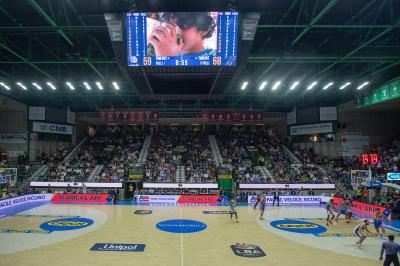 TREVISO 20102024 MARKETING LBA CAMPIONATO NUTRIBULLET TREVISO BASKET LED PANORAMICA PALAVERDE