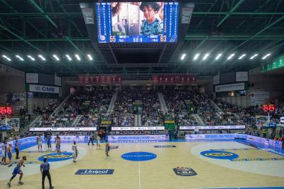 TREVISO 20102024 MARKETING LBA CAMPIONATO NUTRIBULLET TREVISO BASKET LED PANORAMICA PALAVERDE