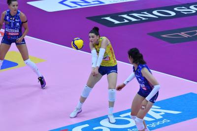 TREVISO 27102024 LEGAVOLLEY FEMMINILE CAMPIONATO 2024 - 2025 - PROSECCO DOC IMOCO - BERGAMO