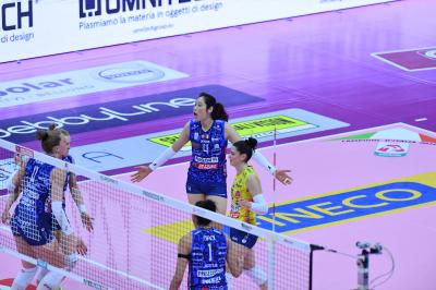 TREVISO 27102024 LEGAVOLLEY FEMMINILE CAMPIONATO 2024 - 2025 - PROSECCO DOC IMOCO - BERGAMO