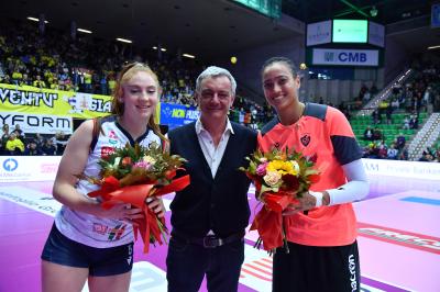 TREVISO 27102024 LEGAVOLLEY FEMMINILE CAMPIONATO 2024 - 2025 - PROSECCO DOC IMOCO - BERGAMO