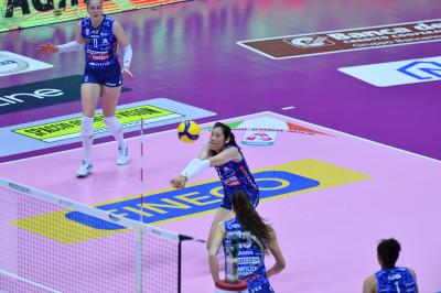 TREVISO 27102024 LEGAVOLLEY FEMMINILE CAMPIONATO 2024 - 2025 - PROSECCO DOC IMOCO - BERGAMO