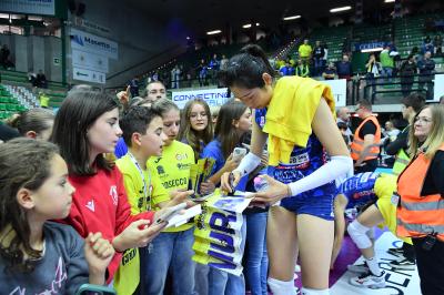 TREVISO 27102024 LEGAVOLLEY FEMMINILE CAMPIONATO 2024 - 2025 - PROSECCO DOC IMOCO - BERGAMO