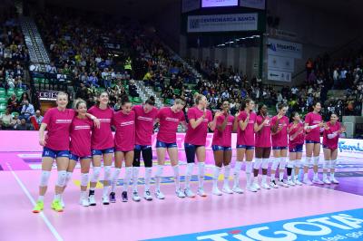 TREVISO 27102024 LEGAVOLLEY FEMMINILE CAMPIONATO 2024 - 2025 - PROSECCO DOC IMOCO - BERGAMO
