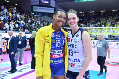 TREVISO 27102024 LEGAVOLLEY FEMMINILE CAMPIONATO 2024 - 2025 - PROSECCO DOC IMOCO - BERGAMO